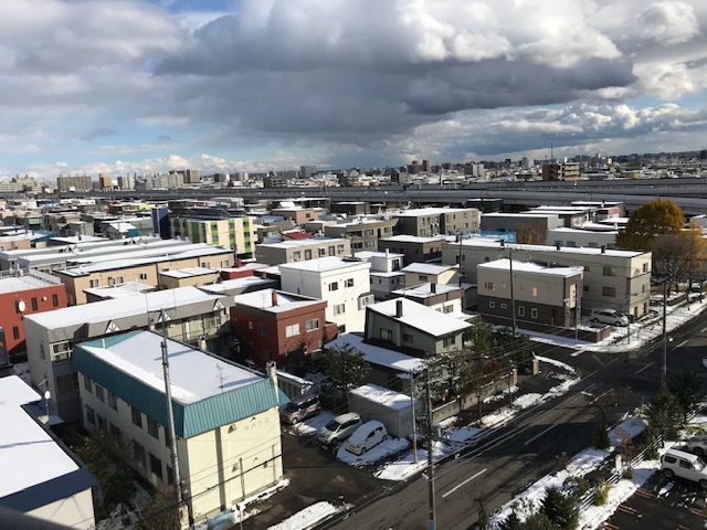 １１月９日　初雪